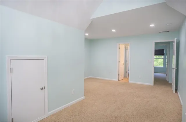 a view of an empty room