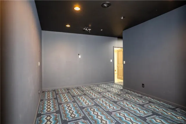 a view of an empty room