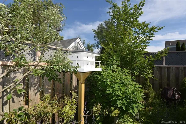 a view of a garden