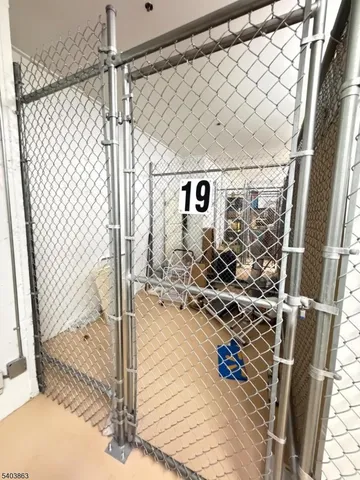 a view of a wooden door