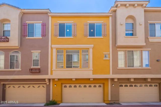 a front view of a building