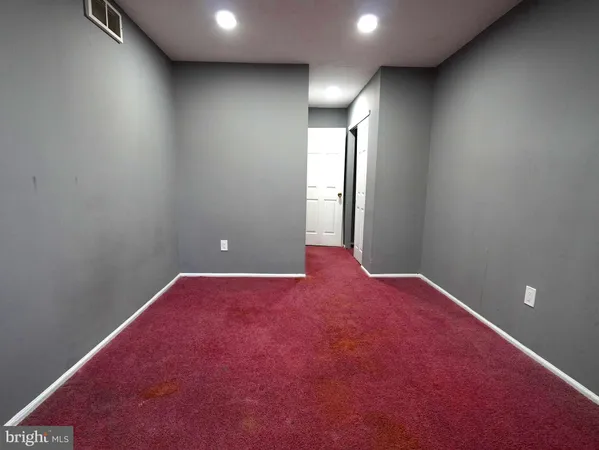 a view of empty room