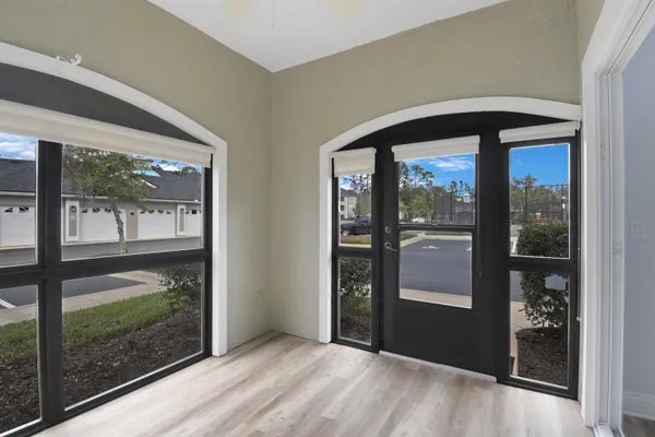 a view of a white house