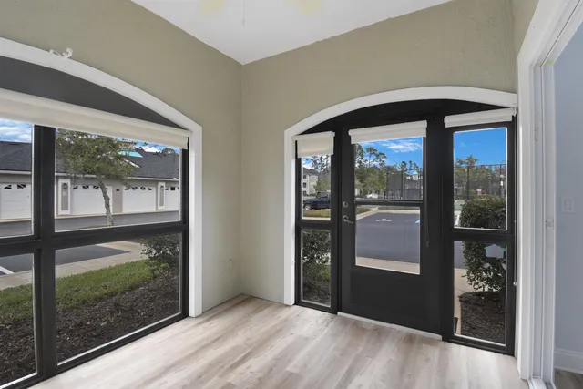 a view of a white house