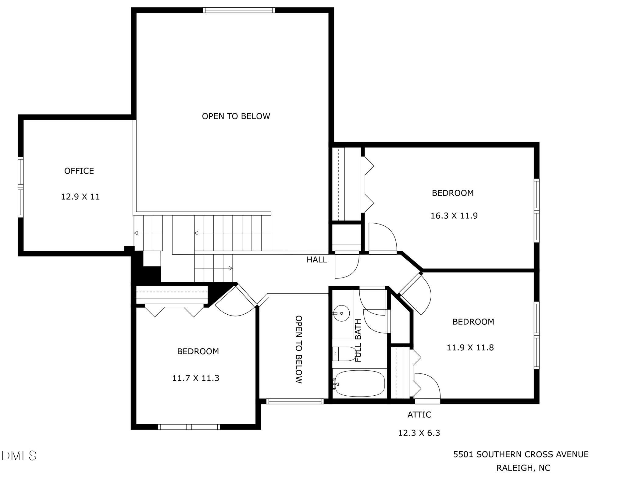 5501 Southern Cross Avenue Raleigh, NC 27606 - Photo 43 of 43 Second Floor