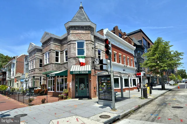a cars parked in front of a building