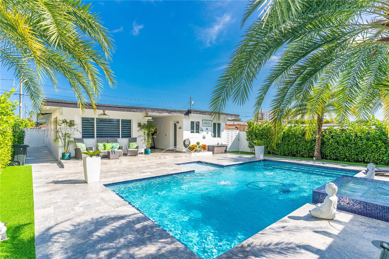 444 Southwest 64th Avenue Miami, FL 33144 - Photo 38 of 70 a view of a backyard with swimming pool