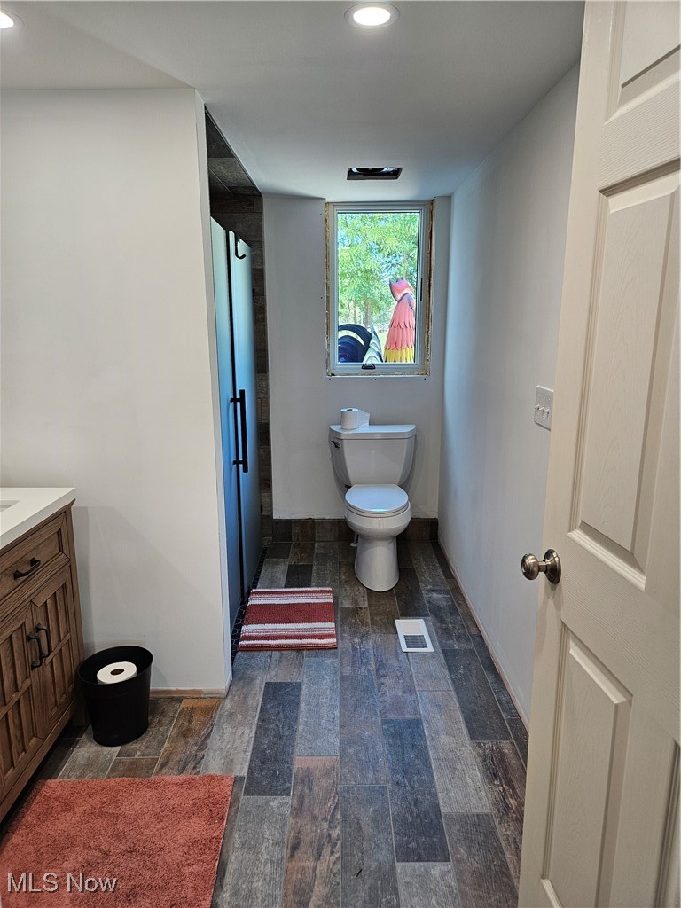 1180 North County Line Road Geneva, OH 44041 - Photo 31 of 33 Bathroom featuring vanity and recessed lighting