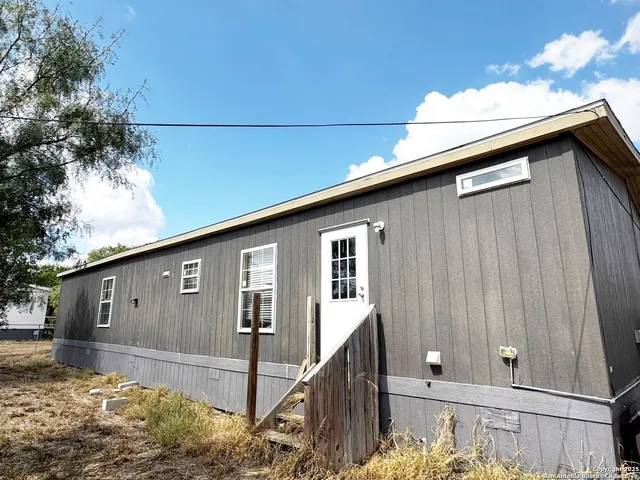 a backyard of a house