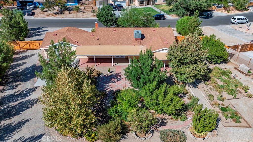 9642 East Ave R 14 Littlerock, CA 93543 - Photo 10 of 66 an aerial view of house with yard and swimming pool