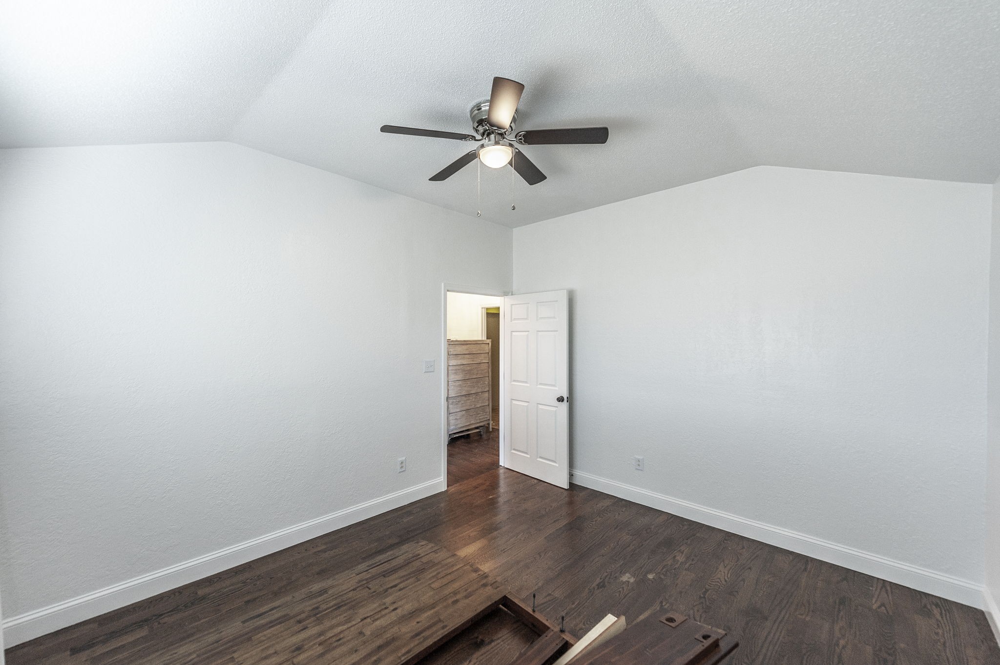 414 B Rock Springs Road Castalian Springs, TN 37031 - Photo 36 of 79 an empty room with wooden floor ceiling fan and window