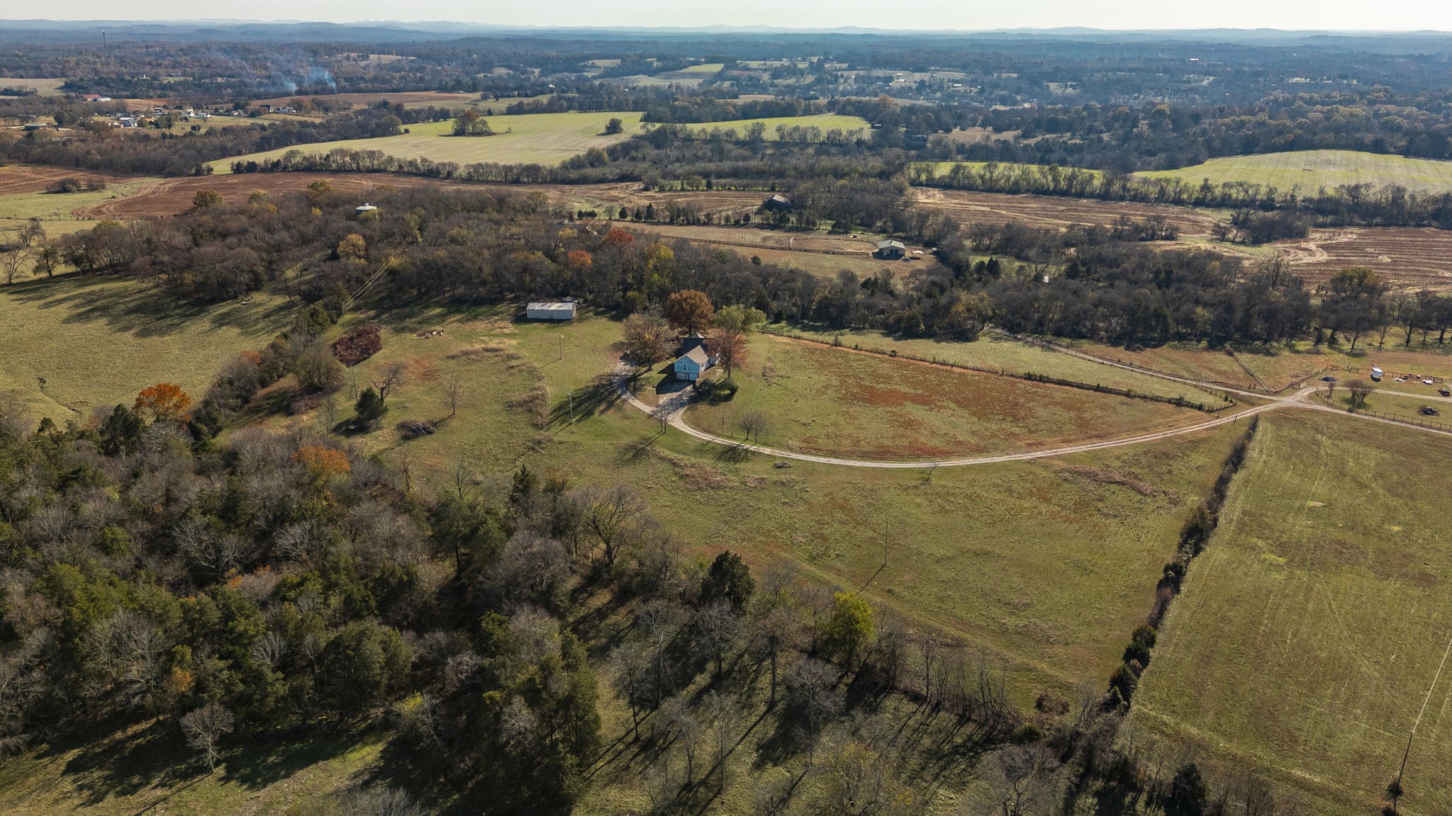 414 B Rock Springs Road Castalian Springs, TN 37031 - Photo 68 of 79 an aerial view of residential houses with outdoor space and lake view