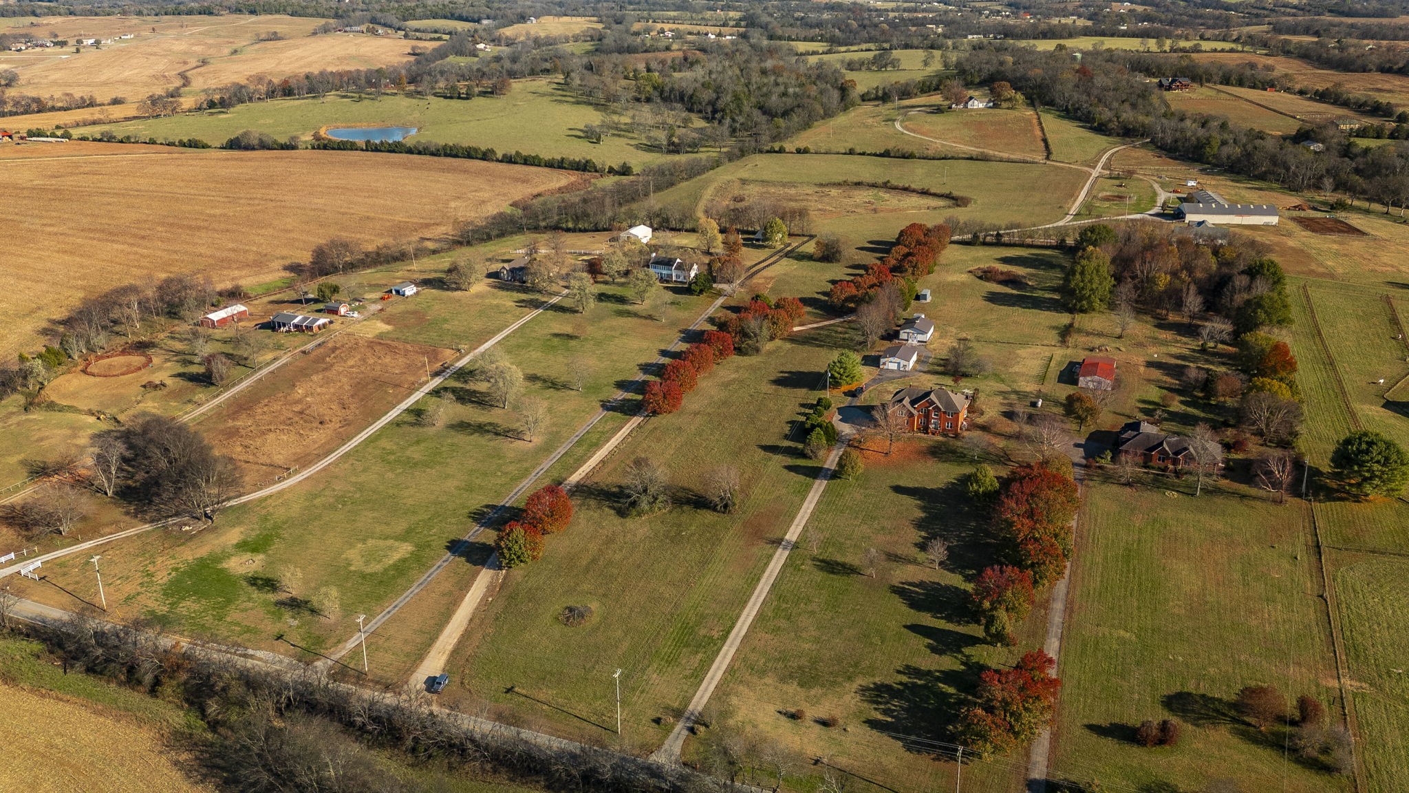 414 B Rock Springs Road Castalian Springs, TN 37031 - Photo 78 of 79 an aerial view of residential houses with outdoor space