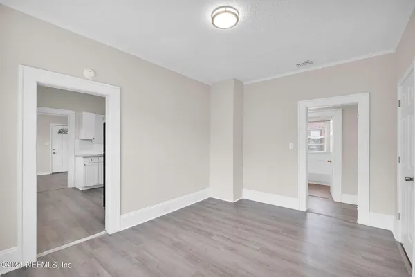wooden floor in an empty room