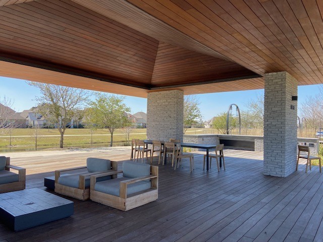 14914 Big Bend Ranch Drive Cypress, TX 77433 - Photo 47 of 49 a view of swimming pool with outdoor seating