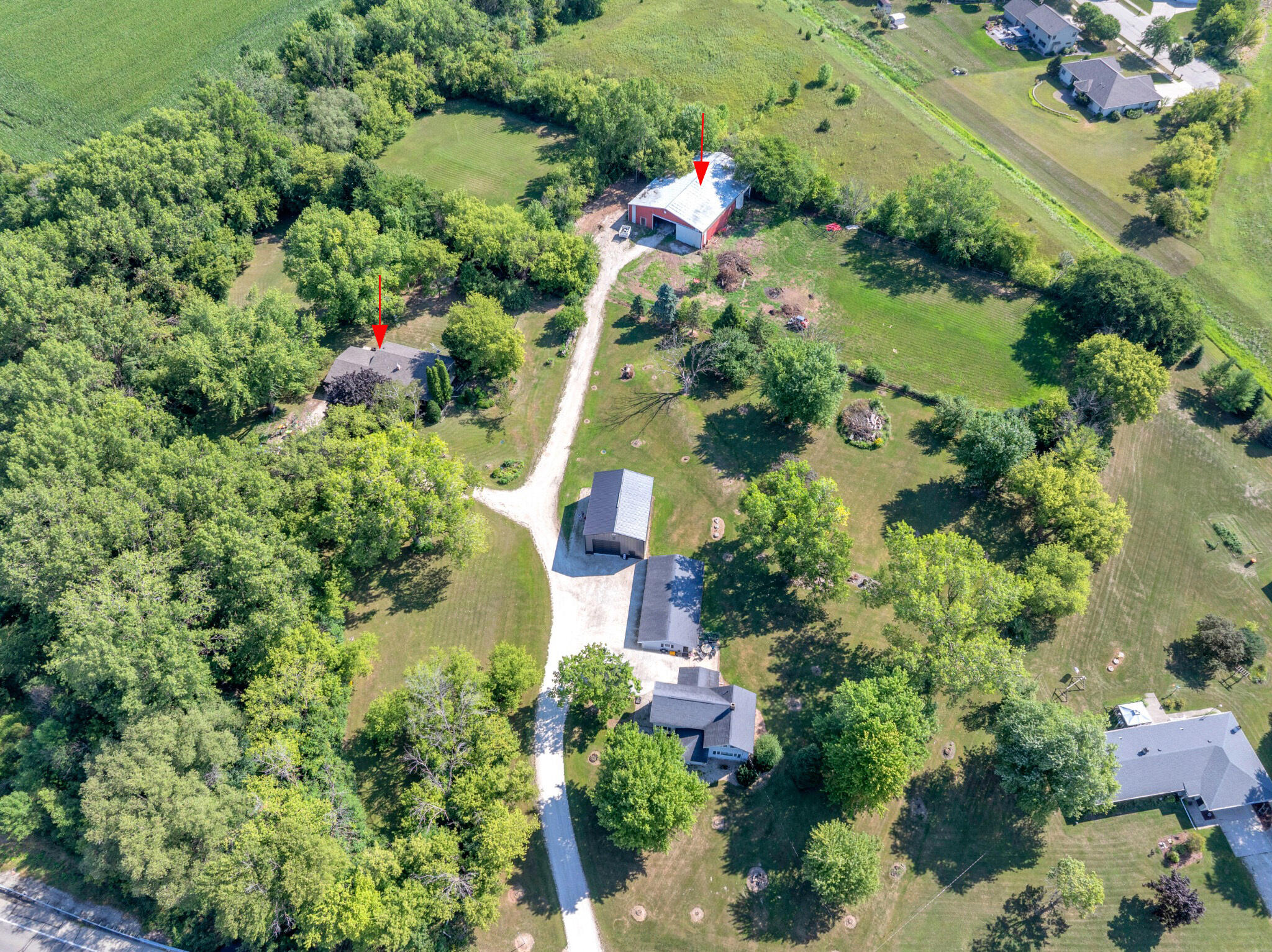 N7705 Van Dyne Road Friendship, WI 54937 - Photo 34 of 36 Aerial Property Overview 4