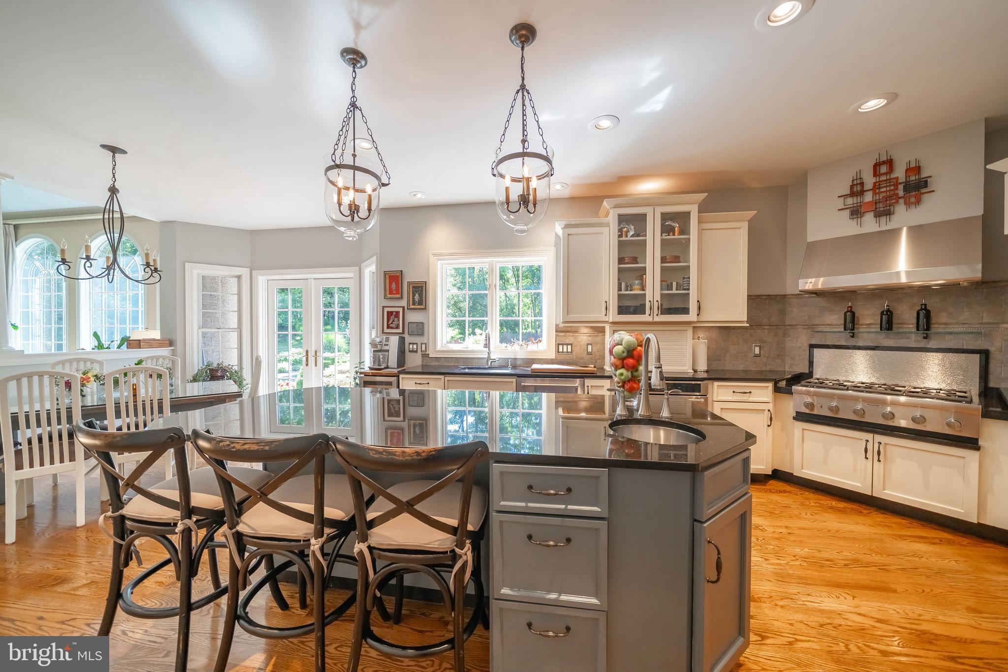 1303 Lenape Road West Chester, PA 19382 - Photo 14 of 94 Kitchen with Backyard Views