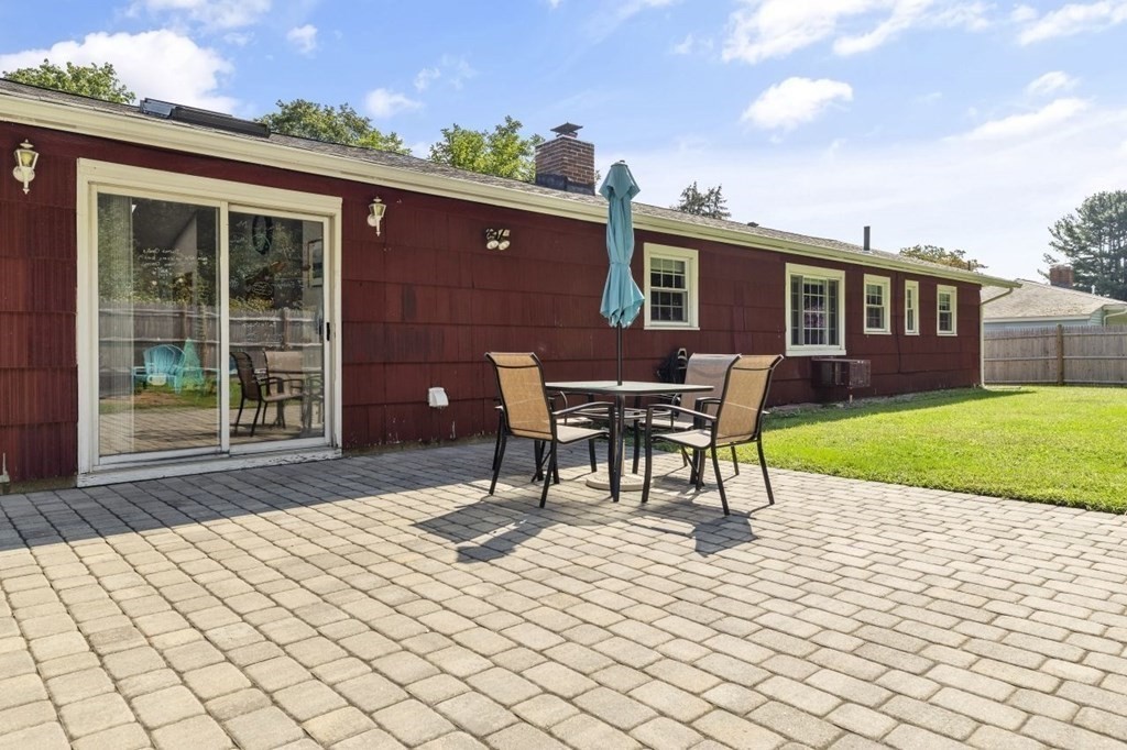 26 Edith Road Framingham, MA 01701 - Photo 36 of 42 a outdoor view with a sitting space and large trees