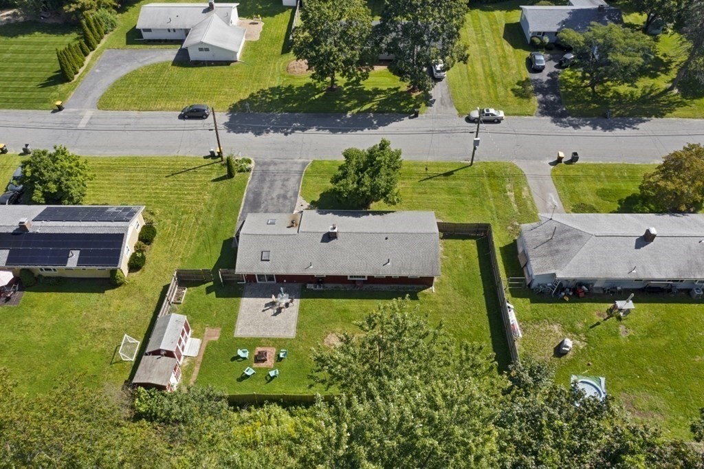 26 Edith Road Framingham, MA 01701 - Photo 40 of 42 an aerial view of a house with a garden