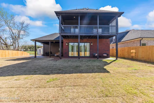 a view of a house with a patio