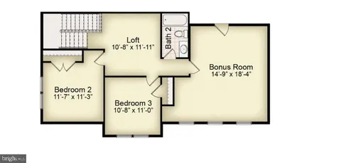 a picture of a bench in front of a door