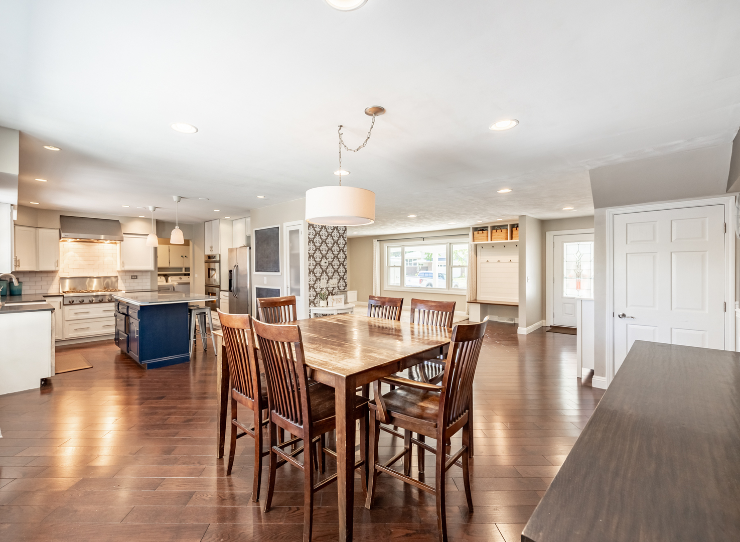 1223 Ridgeway Drive Elgin, IL 60123 - Photo 9 of 40 a view of a dining area with furniture and wooden floor