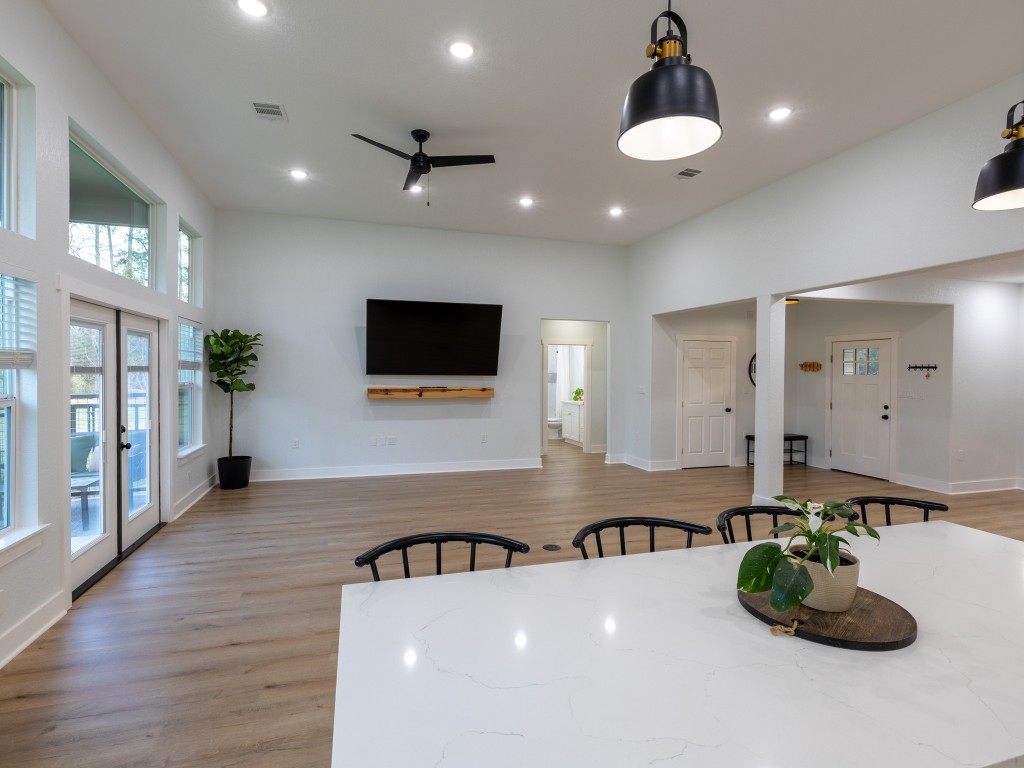 111 V Allen Lane Coldspring, TX 77331 - Photo 10 of 35 a living room with furniture and a flat screen tv