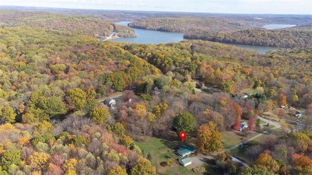 a view of city and mountain