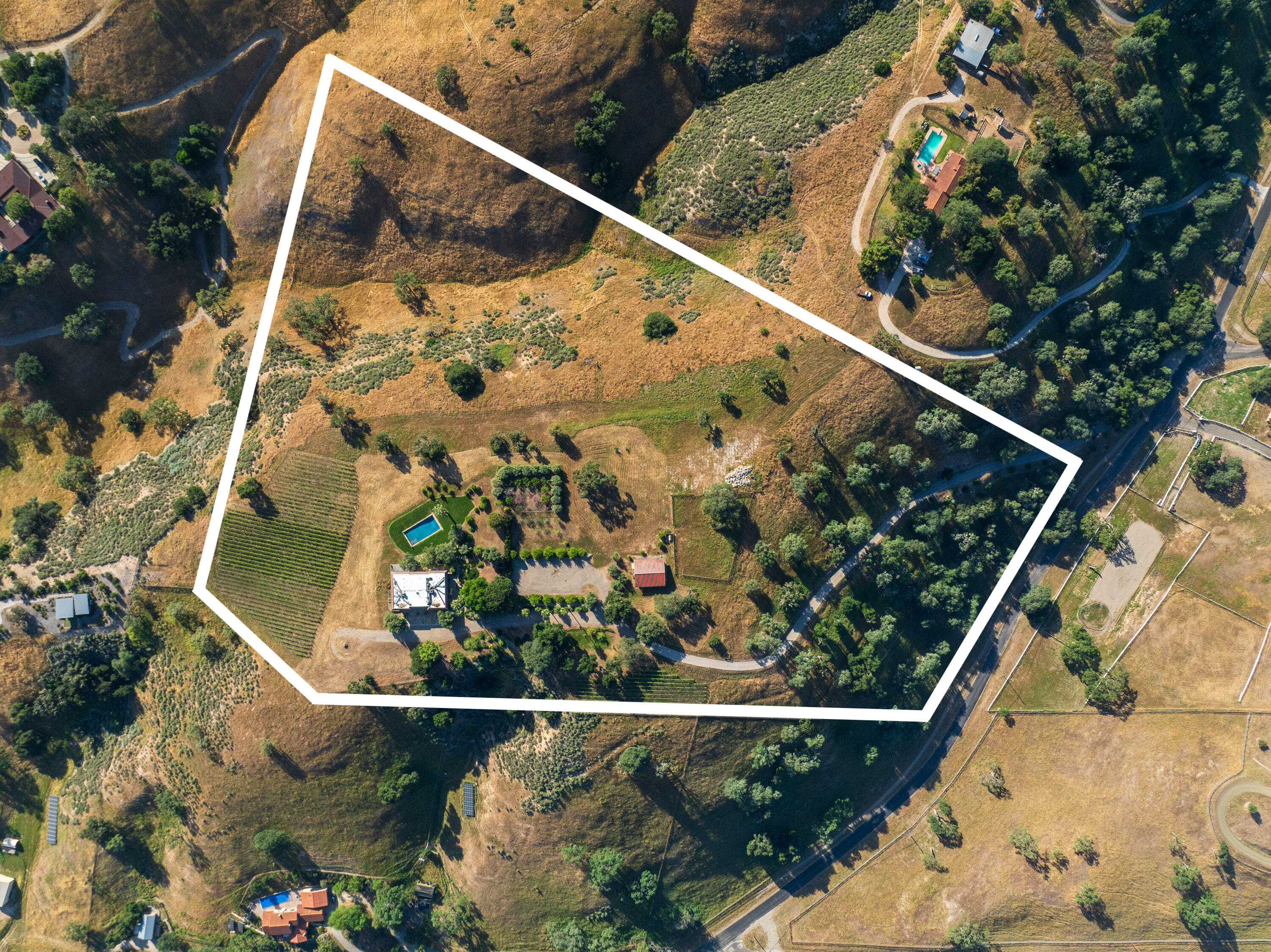 3001 Long Valley Road Santa Ynez, CA 93460 - Photo 50 of 52 Aerial 3001 Long Valley Web-130
