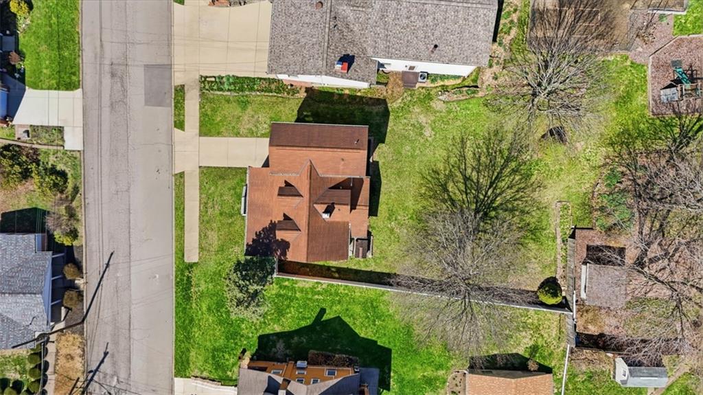 252 Berry Street Baden, PA 15005 - Photo 45 of 48 an aerial view of a house with a yard basket ball court and outdoor seating