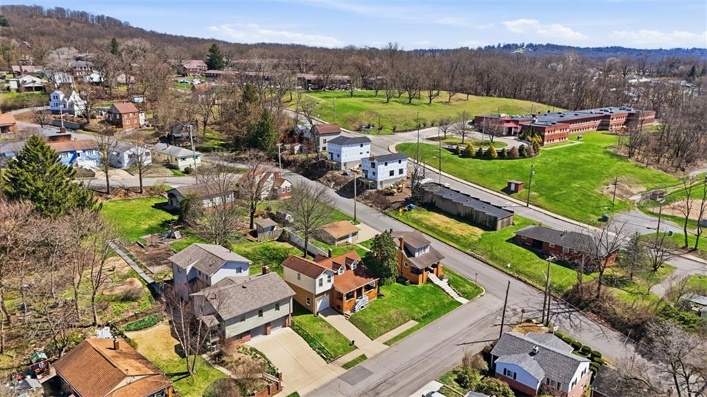 252 Berry Street Baden, PA 15005 - Photo 47 of 48 an aerial view of a house with a garden