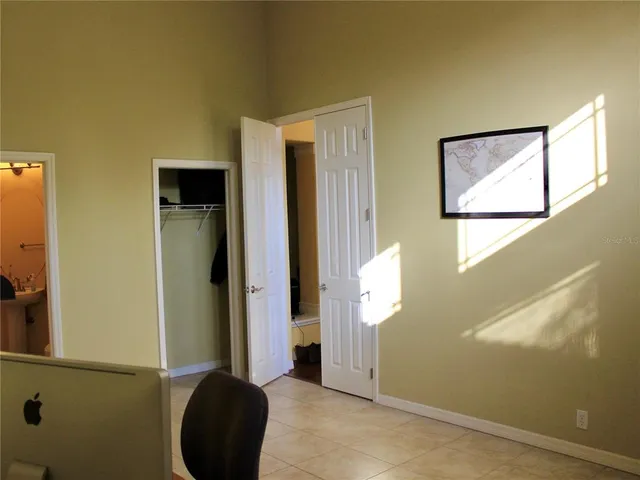 a view of outdoor space with garden and entertaining space