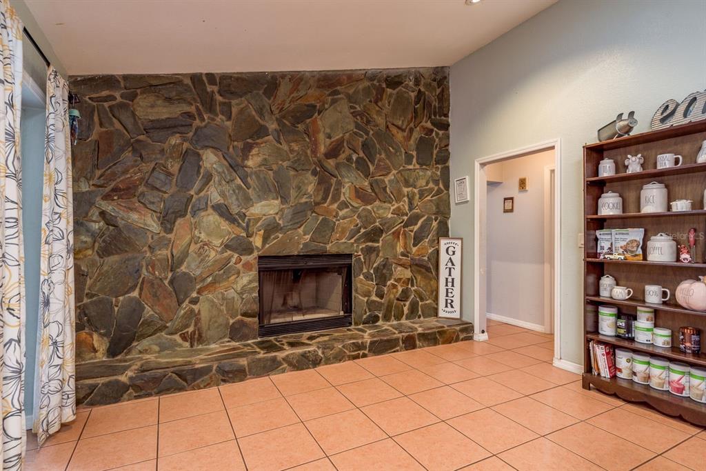 7487 Alhambra Court Spring Hill, FL 34606 - Photo 23 of 61 a living room with a fireplace
