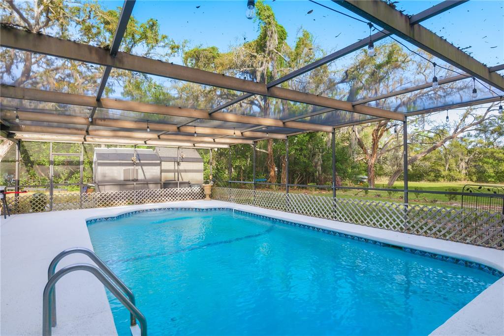 7487 Alhambra Court Spring Hill, FL 34606 - Photo 51 of 61 a view of a swimming pool with a backyard