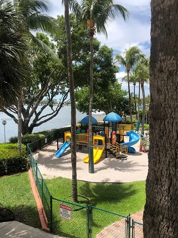 a view of a building and a yard