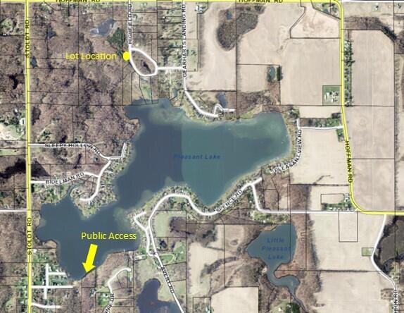 Lot 7 Highfield Road Three Rivers, MI 49093 - Photo 6 of 20 Pleasant Lake PA aerial