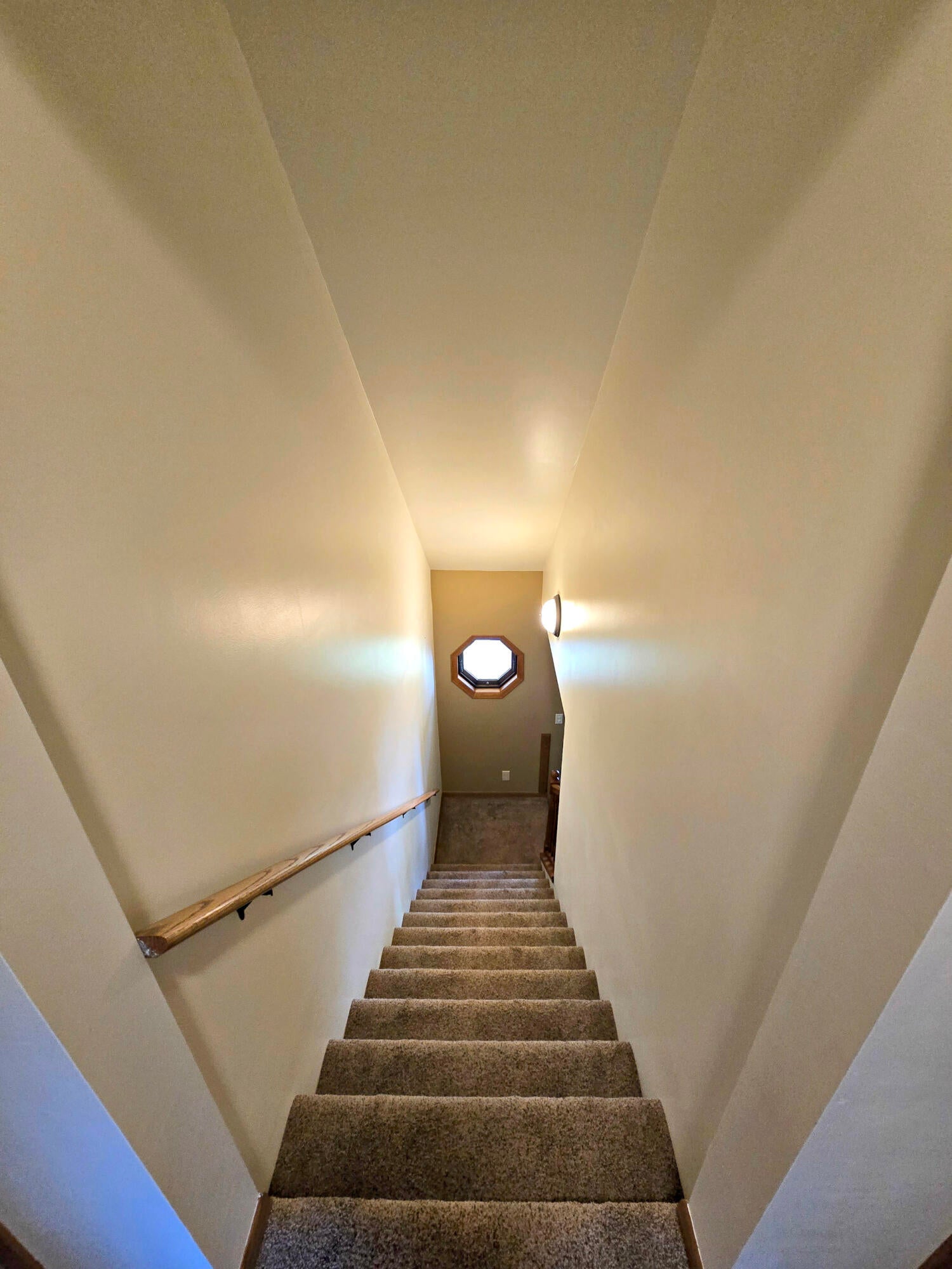 N705 Woods Road St. Ignace, MI 49781 - Photo 46 of 75 Upper level stairs to Living Room