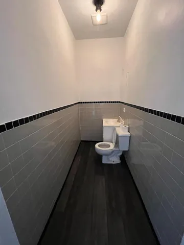 a bathroom with a sink and a toilet