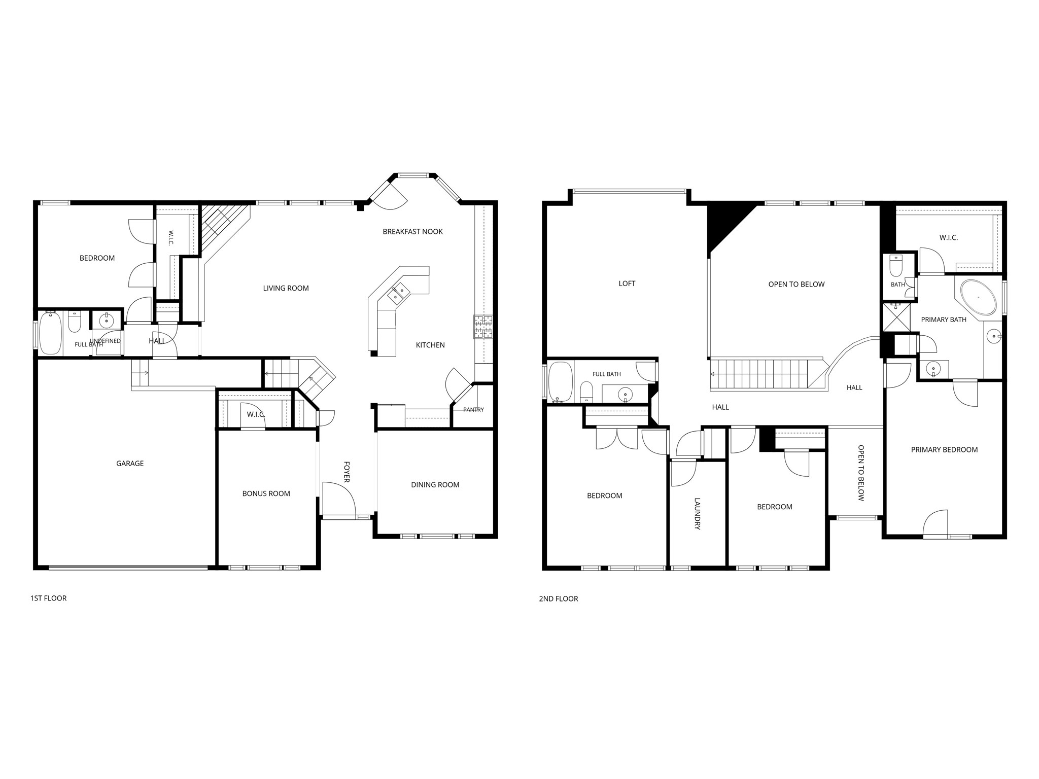 10700 Pointe View Drive Austin, TX 78738 - Photo 35 of 35 A comprehensive floor plan reveals a spacious layout across two levels.