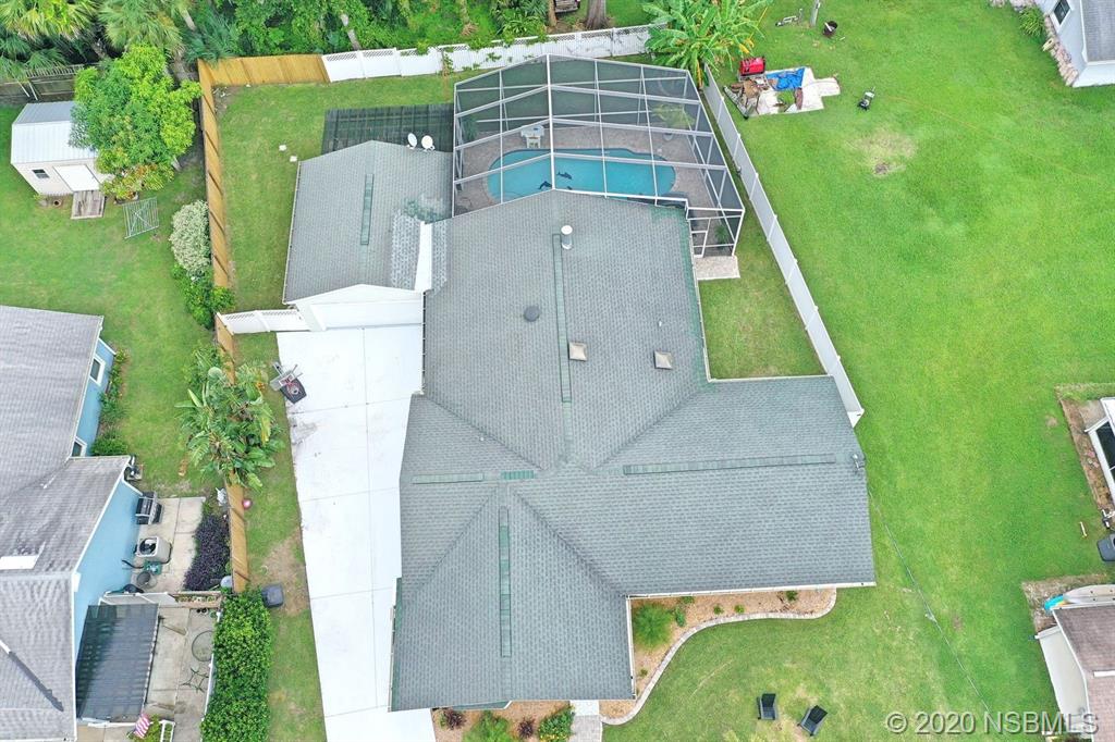 129 Rhode Island Street Edgewater, FL 32132 - Photo 47 of 49 an aerial view of a house