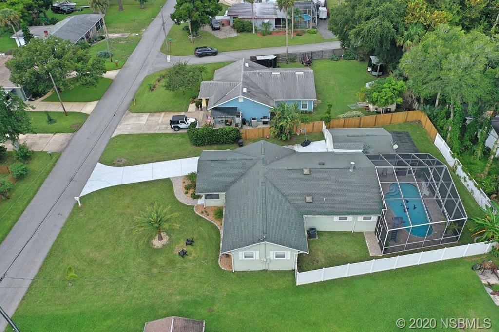 129 Rhode Island Street Edgewater, FL 32132 - Photo 48 of 49 an aerial view of a house