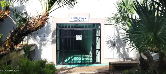 a view of a dry yard with wooden floor