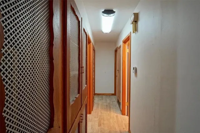 wooden floor in a gallery