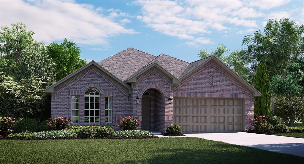 6016 Sutton Fields Trail Aubrey, TX 76227 - Photo 1 of 1 a front view of a house with a yard