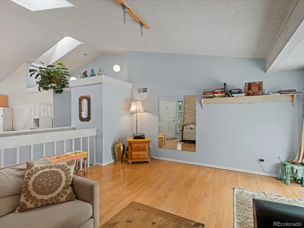 a bedroom with furniture and a bed