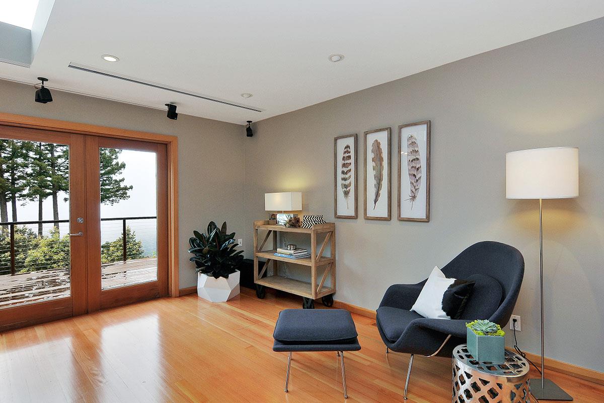 214 Swett Road Woodside, CA 94062 - Photo 8 of 67 a workspace with furniture hardwood and a window