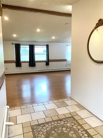 a view of a hard wood floor