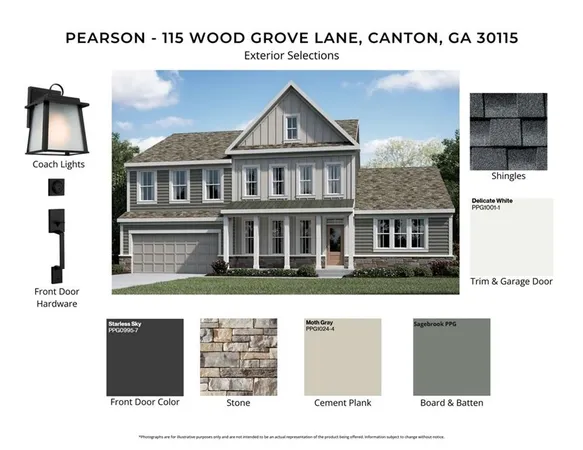 $815,990 | 132 Wood Grv Lane, Canton, GA 30115