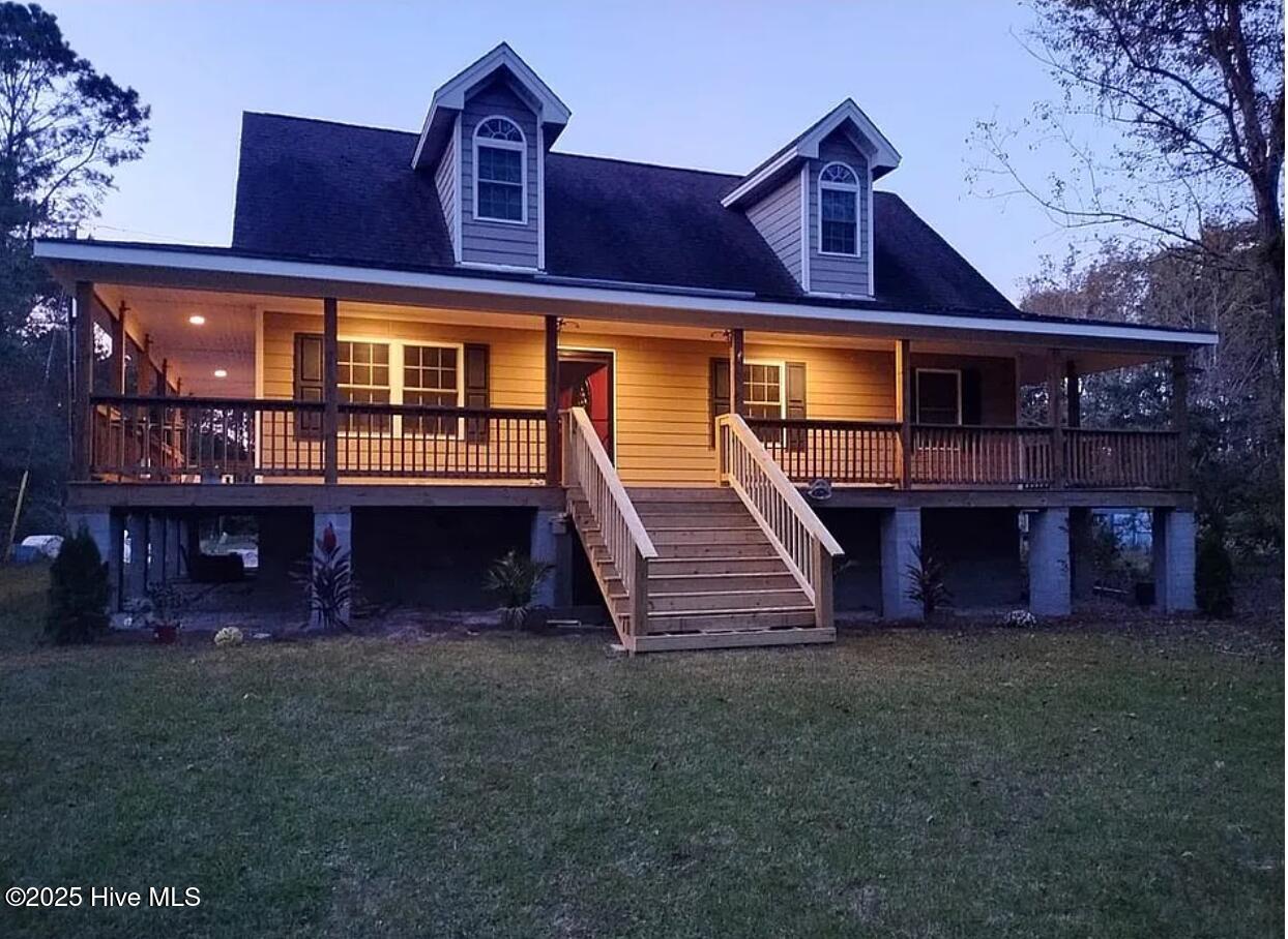 3016 Dillon Way Northeast Leland, NC 28451 - Photo 2 of 17 Front at Night