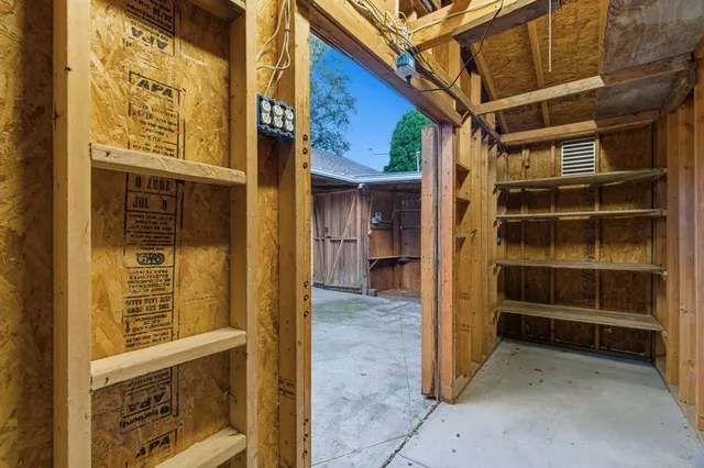 a view of front door of house